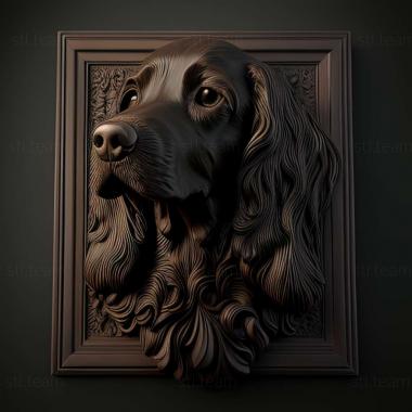 3D model Field Spaniel dog (STL)